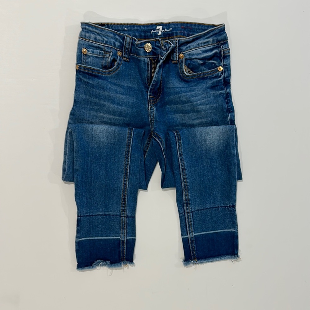 Girls 7 For All Mankind Skinny Jeans